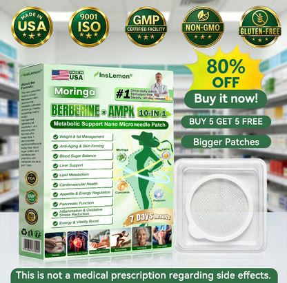 𝐅𝐃𝐀 𝐑𝐞𝐠𝐢𝐬𝐭𝐞𝐫𝐞𝐝 & 𝐆𝐌𝐏 𝐂𝐞𝐫𝐭𝐢𝐟𝐢𝐞𝐝⏰|𝐈𝐧𝐬𝐋𝐞𝐦𝐨𝐧® 𝗠𝗼𝗿𝗶𝗻𝗴𝗮 × 𝗕𝗲𝗿𝗯𝗲𝗿𝗶𝗻𝗲 × 𝗔𝗠𝗣𝗞 𝟭𝟬-𝗶𝗻-𝟭 𝗠𝗲𝘁𝗮𝗯𝗼𝗹𝗶𝗰 𝗦𝘂𝗽𝗽𝗼𝗿𝘁 𝗡𝗮𝗻𝗼 𝗠𝗶𝗰𝗿𝗼𝗻𝗲𝗲𝗱𝗹𝗲 𝗣𝗮𝘁𝗰𝗵🇺🇸(𝐉𝐮𝐬𝐭 𝐨𝐧𝐜𝐞 𝐚 𝐝𝐚𝐲, 𝐯𝐢𝐬𝐢𝐛𝐥𝐞 𝐜𝐡𝐚𝐧𝐠𝐞𝐬 𝐢𝐧 𝟕 𝐝𝐚𝐲𝐬） ✅ 𝐅𝐨𝐫 𝐨𝐛𝐞𝐬𝐢𝐭𝐲, 🅛🅞🅞🅢🅔 🅢🅚🅘🅝,𝐝𝐢𝐚𝐛𝐞𝐭𝐞𝐬, 𝐬𝐥𝐞𝐞𝐩 𝐚𝐩𝐧𝐞𝐚, 𝐣𝐨𝐢𝐧𝐭 𝐢𝐬𝐬𝐮𝐞𝐬, 𝐚𝐧𝐝 𝐦𝐨𝐫𝐞