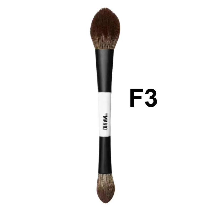 2 in 1 Highlight Blush Makeup F4 Brush Ambient Soft Glow Blush Brush Soft Fiber Hair Fashion Face Brush