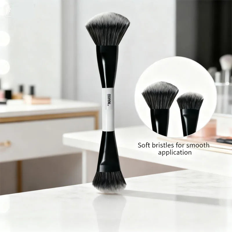 2 in 1 Highlight Blush Makeup F4 Brush Ambient Soft Glow Blush Brush Soft Fiber Hair Fashion Face Brush